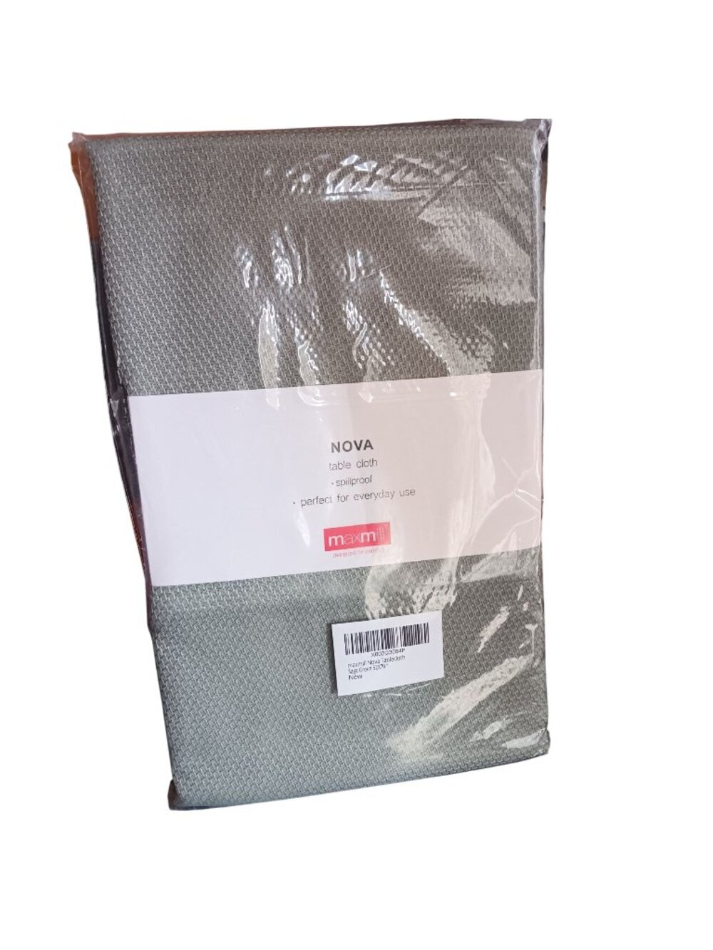 Maxmill Nova Sage Green Tablecloth 52x70 100% Polyester